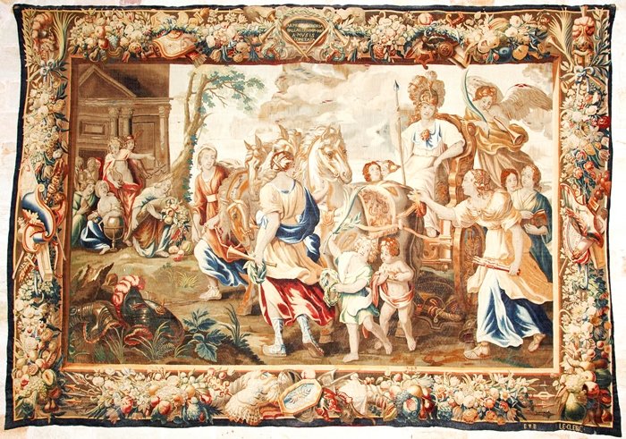 Uno de los tapices de la serie Las Alegorias de Palas Atenea