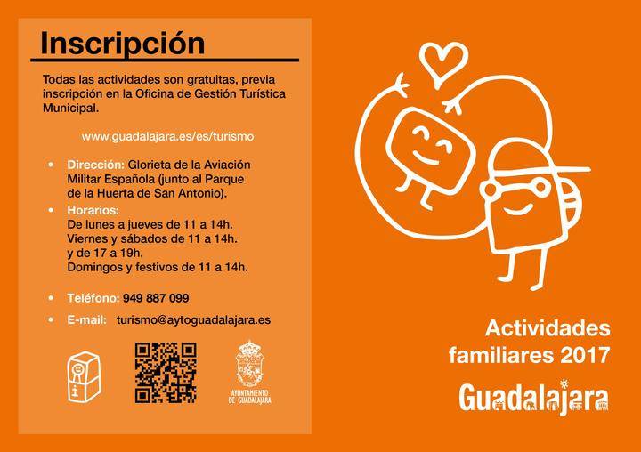 Arrancan las actividades familiares de la Concejalía de Turismo de Guadalajara