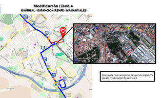 Los barrios de Colonia-Eras y El Fuerte tendrán conexión directa de autobuses con la estación de Renfe