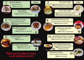 Las 20 mejores tapas para degustar en la I Ruta de la Tapa de Invierno de Alovera