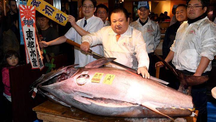 Pagan en Japón 74 millones de yenes (600.000 euros) por un atún rojo