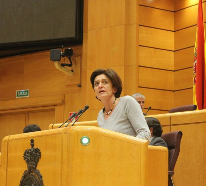 Ana González defiende en el Senado una iniciativa para que el Gobierno elabore un Plan Nacional de lucha contra el acoso escolar