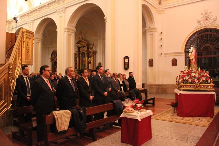 San Blas regresó a su cita anual con Cabanillas, en una mañana desapacible