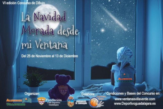 Llega la VI edición del concurso de dibujo de Navidad de la Fundación C.D. Guadalajara y Aluminios Villaverde