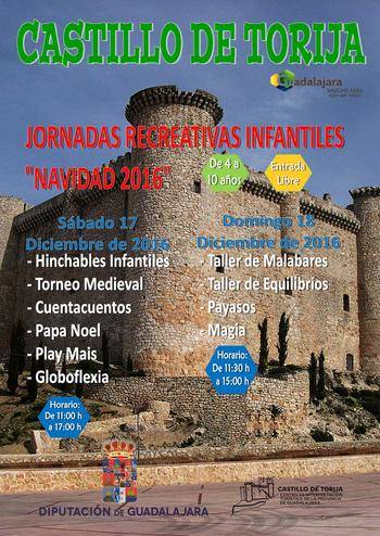 Intenso fin de semana de actividades infantiles en el castillo de Torija