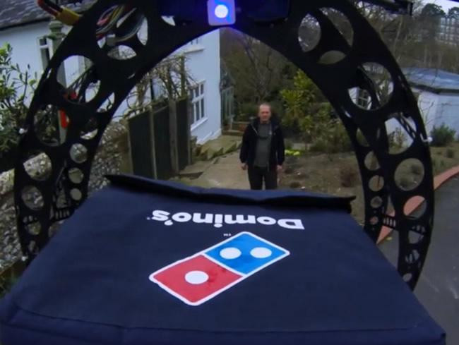 Llega la entrega de pizzas por...drones