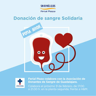 El Ferial Plaza acogerá una campaña de donación de sangre