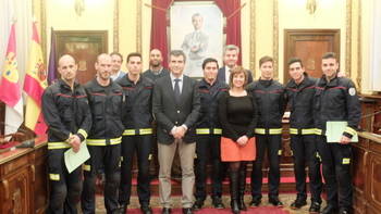 Siete nuevos bomberos para el Servicio de Extinción de Incendios de Guadalajara