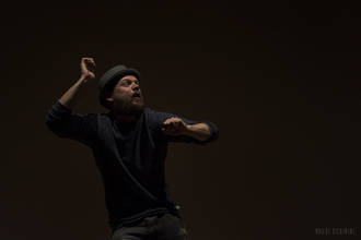 El campeón internacional de ‘poetry slam’, Dani Orviz, en el Viernes de los Cuentos