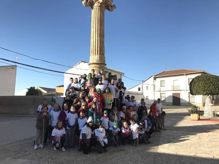 Fuentenovilla comienza deportiva y solidariamente el año