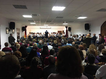 Más de 300 personas disfrutaron en Yebra del concierto en honor a Santa Cecilia 