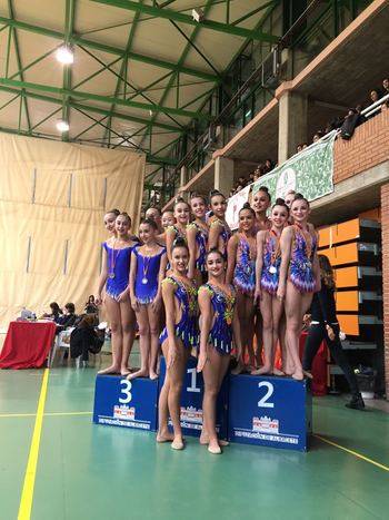 El Club de Gimnasia Rítmica Omega-Alsán de Villanueva de la Torre, campeón de Castilla La Mancha