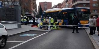 Grave atropello de un autobús urbano a una anciana en pleno centro de Guadalajara