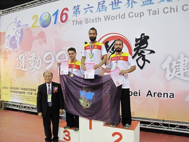 Cuatro alcarreños participaron en Taiwan en el VI Campeonato Mundial de Taijiquan