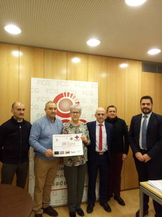 FCG entrega a Cruz Roja 300 euros de los ‘Reyes Millonarios Solidarios 2016’