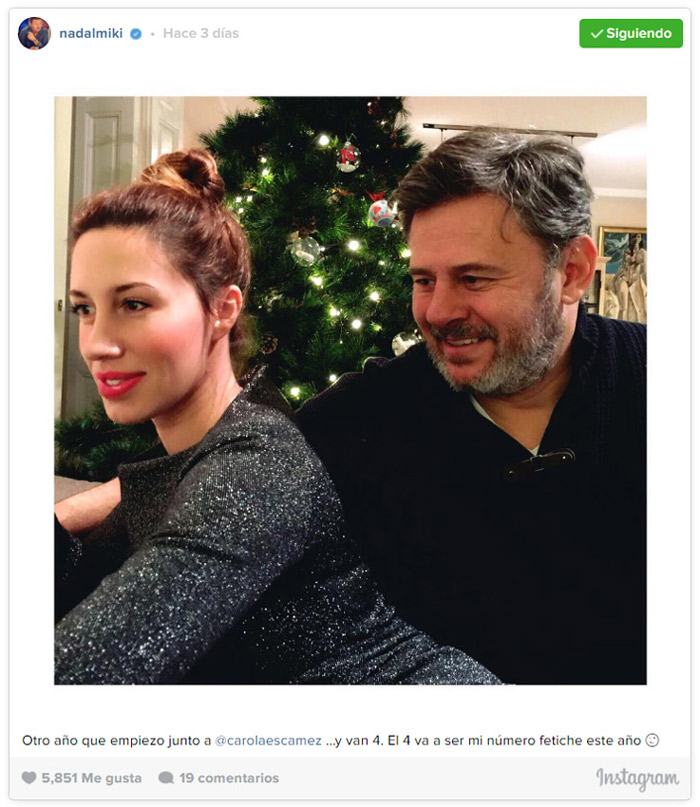 ¡HOLA! El duro golpe que han recibido Miki Nadal y Carola Escámez