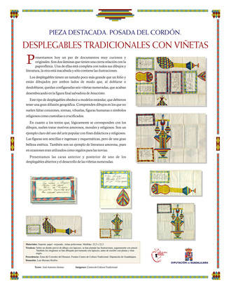 Exposición de desplegables tradicionales en la 