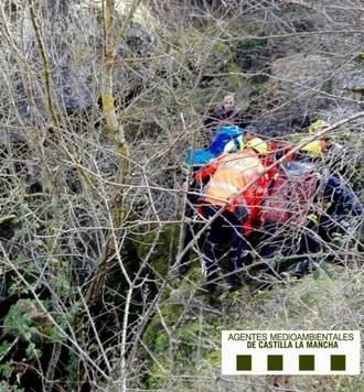 Trasladan al Hospital de Guadalajara al montañero accidentado que tuvo que ser rescatado en Sigüenza