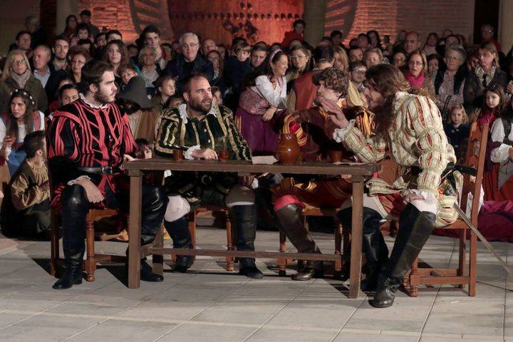 Escena de La Hostería del Laurel (Tenorio Mendocino en Guadalajara) 31 de octubre de 2016