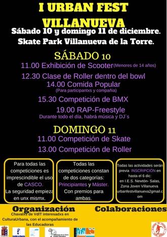 Villanueva de la Torre organiza este fin de semana el I Urban Fest Villanueva, un evento en torno a la cultura urbana