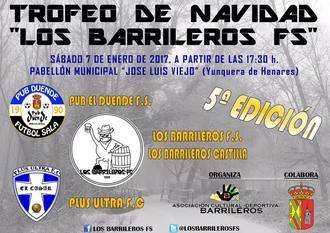 Los Barrileros FS, de Yunquera, organizan su Torneo de Navidad