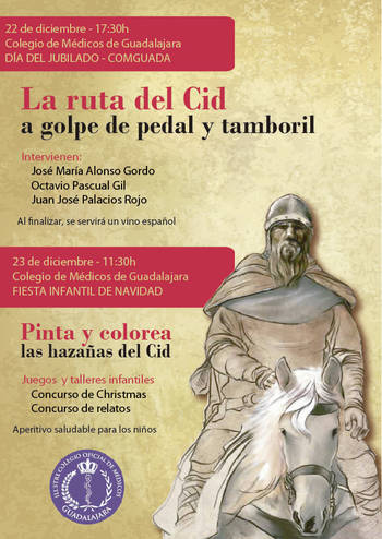 Actividades navideñas del Colegio de Médicos en torno a la figura del Cid