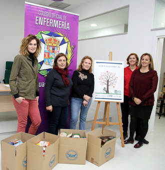 El Colegio de Enfermería de Guadalajara recoge más de 200 kilos para el Banco de Alimentos