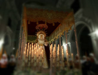 El Lunes Santo llena Guadalajara de devoción con la procesión de María Santísima de la Misericordia