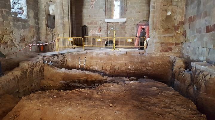 Las excavaciones arqueológicas abren nuevas perspectivas en la iglesia de Santiago de Sigüenza