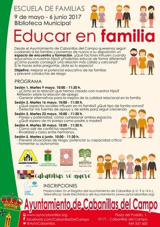 Nueva edición de la “Escuela de Familias” en Cabanillas del Campo