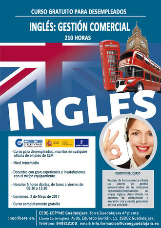 CEOE-Cepyme Guadalajara centra su nuevo curso formativo en el inglés comercial