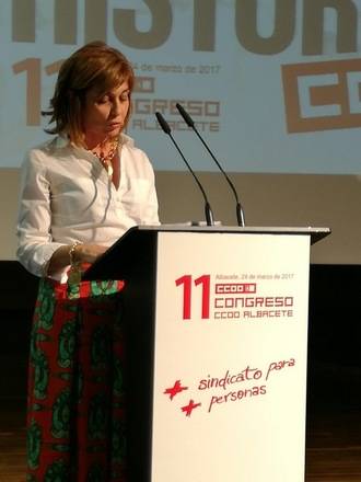 CCOO-Albacete elige secretaria general a Carmen Juste, la primera mujer al frente del sindicato en sus 40 a&#241;os de historia