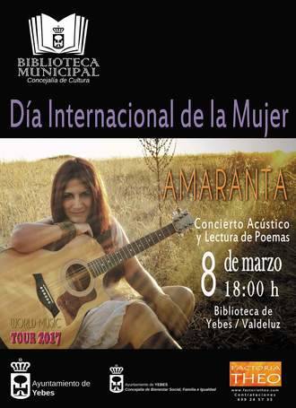 Un recital poético-musical con protagonismo femenino conmemora el Día Internacional de la Mujer en Yebes