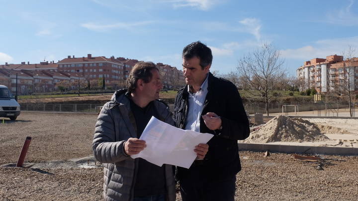 A buen ritmo la creación del parque de La Salinera, junto al colegio de Las Lomas