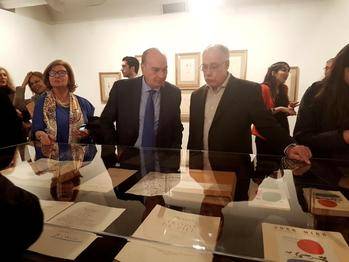 Latre asiste en Madrid a la inauguración de la exposición ‘Cela-Literatura y Arte’