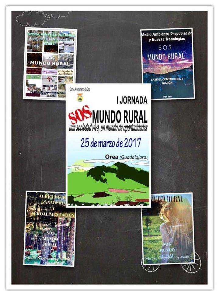 La Diputación de Guadalajara colabora con la I Jornada “SOS Mundo Rural” de este sábado en Orea