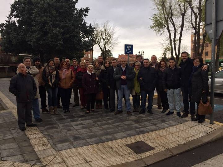 Unos 200 militantes de Guadalajara arropan a Susana Díaz en su candidatura a la Secretaría General del PSOE