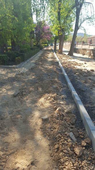 La restauración del parque Fuente de la Niña avanza a buen ritmo