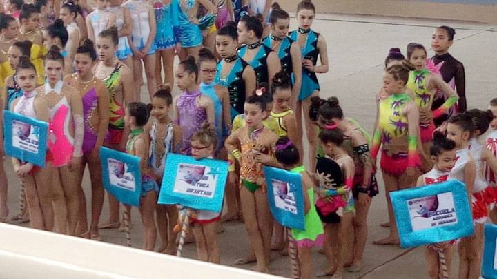 Celebrada en El Casar la IV Fase del Circuito Provincial de Rítmica de 2017