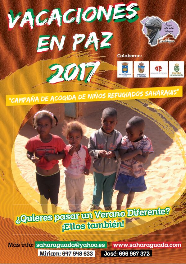 Se necesitan 14 familias de Guadalajara para acoger a niños saharauis de vacaciones