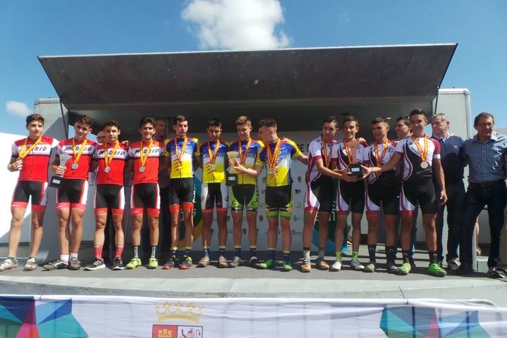 La selección BTT de Castilla-La Mancha, tercera en Campeonato de España de Ciclismo Escolar