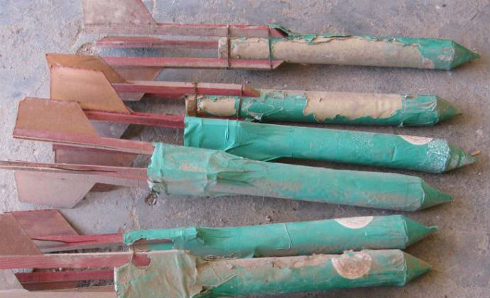 La Guardia Civil desactiva cincuenta cohetes granífugos en Mondéjar