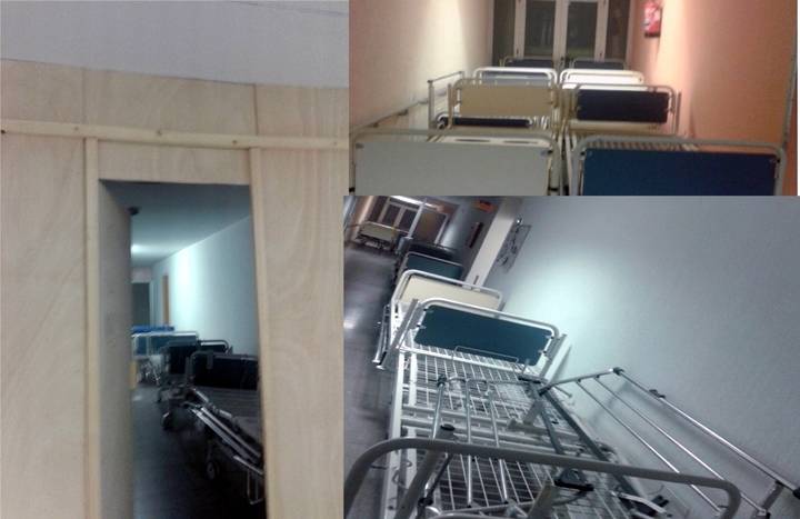 “Las camas rotas se vuelven a amontonar en el Hospital de Guadalajara, mientras Page se olvida de que hay cientos de enfermos en lista de espera”
