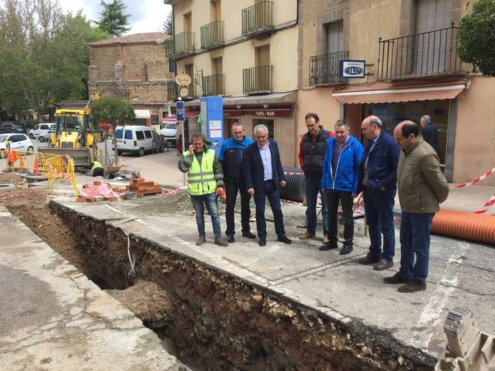 La Diputación inicia las obras de renovación de redes en Sigüenza