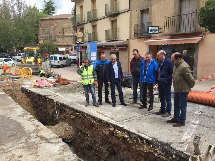 La Diputación inicia las obras de renovación de redes en Sigüenza