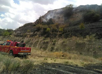 Se declara un incendio en Almoguera
