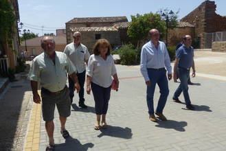 José Manuel Latre visita el municipio de Rebollosa de Jadraque