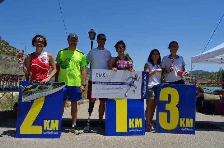 Un “monstruoso” Javier Rosado vuelve a imponerse en el II Acuatlón 'Dani Molina' celebrado en Pareja
