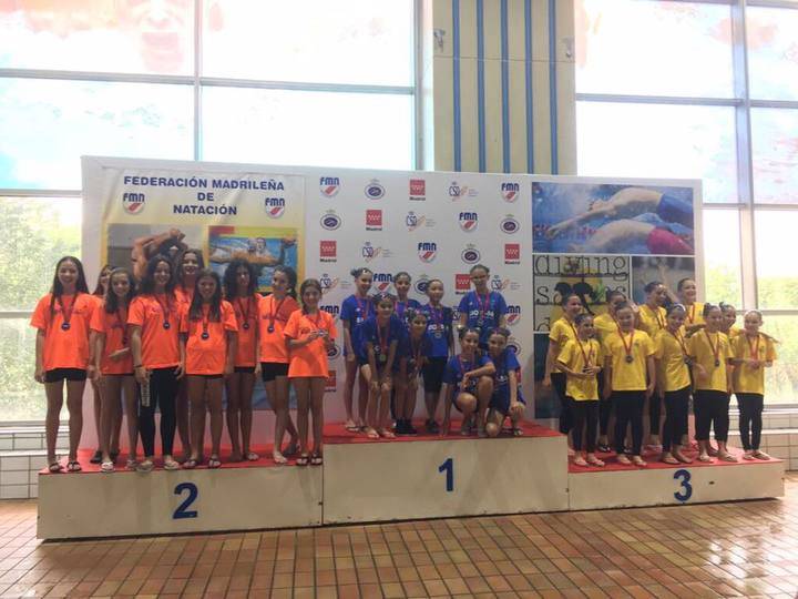 El Alcarreño de sincro, subcampeón en el Open de Primavera de Madrid de Rutinas