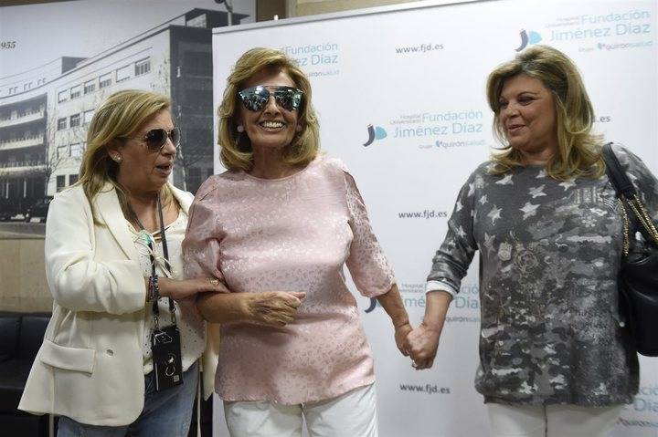 LECTURAS Primeras imágenes de Teresa Campos tras recibir el alta médica